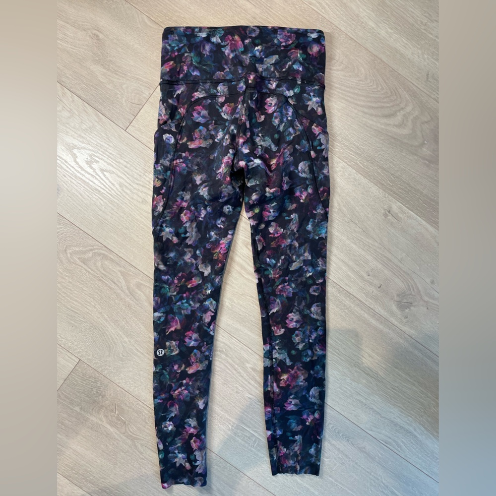 Lululemon Fast and Free Floral Tight